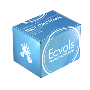 Тест-система Ecvols-H для определения общей жесткости воды 0-20 мг*экв/л, 50 тестов
