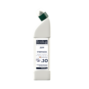 Средство для чистки унитаза Ecvols №10 без хлорки с эфирным маслом миндаля, 750 мл